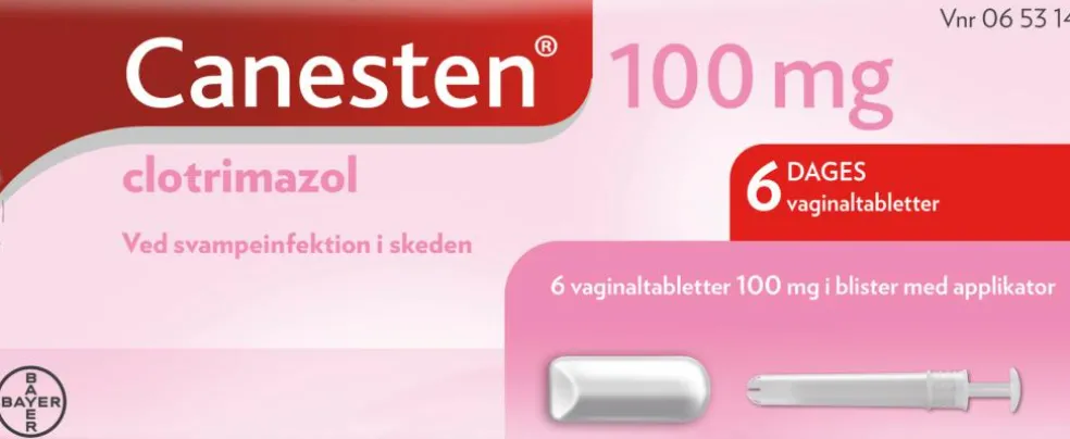 100 mg vaginaltabletter