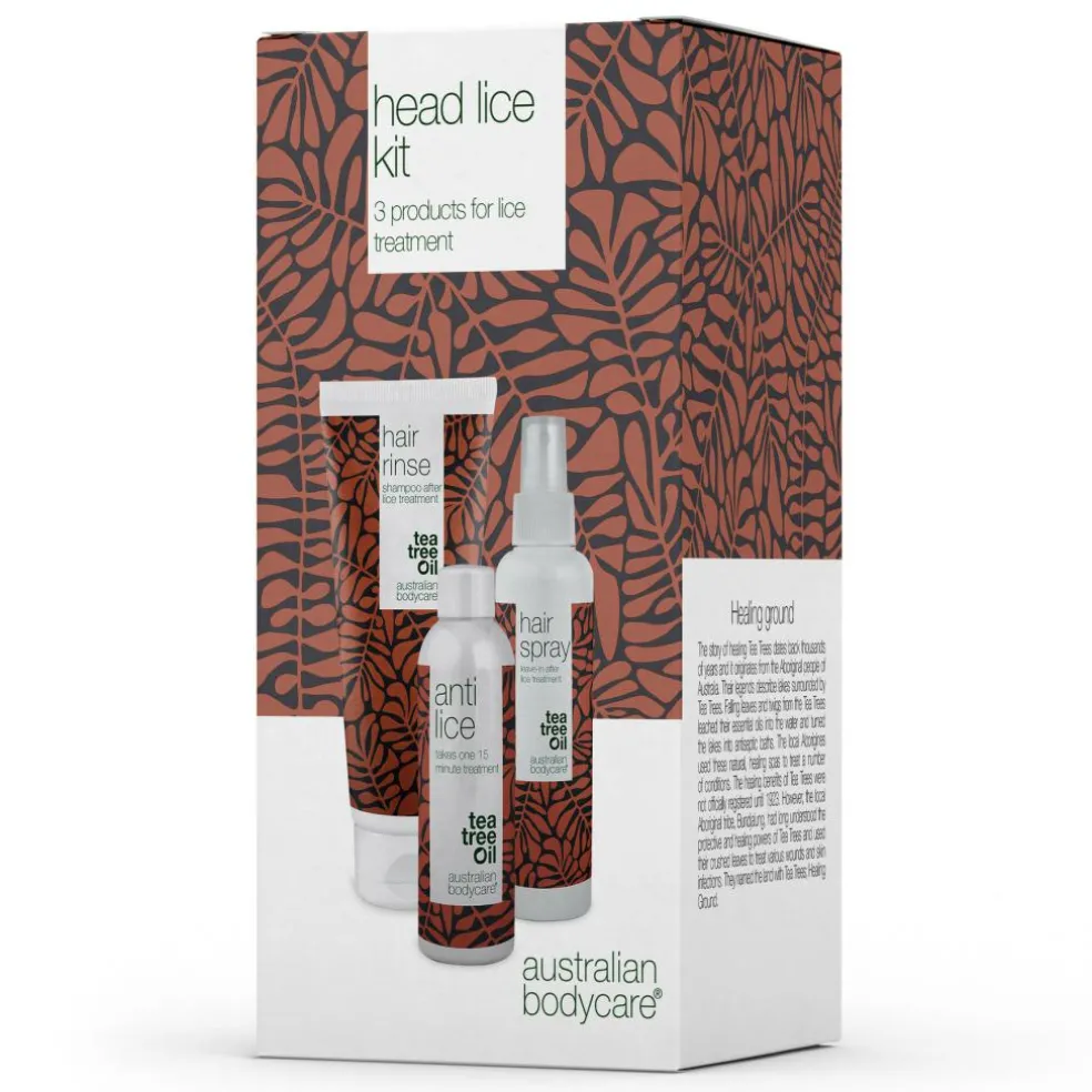 3 produkter til lusebehandling med Tea Tree Oil