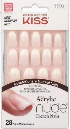 Acrylic Nude French Nails