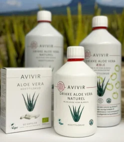 Aloe Vera Drikkeklar Æble