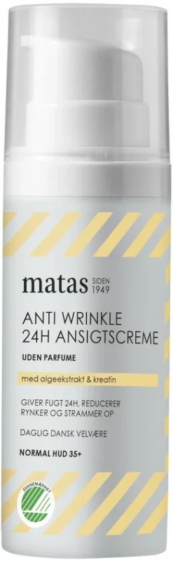 Anti Wrinkle 24H Ansigtscreme til Normal Hud Uden Parfume
