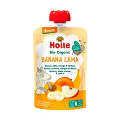 Banana Lama Banan Æble Mango & Aprikos Smoothie