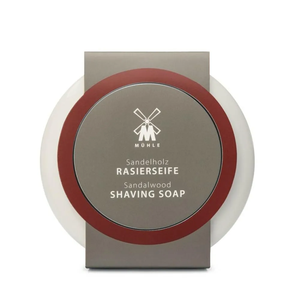 Barbersæbe i skål, Sandeltræ, 65 gr.