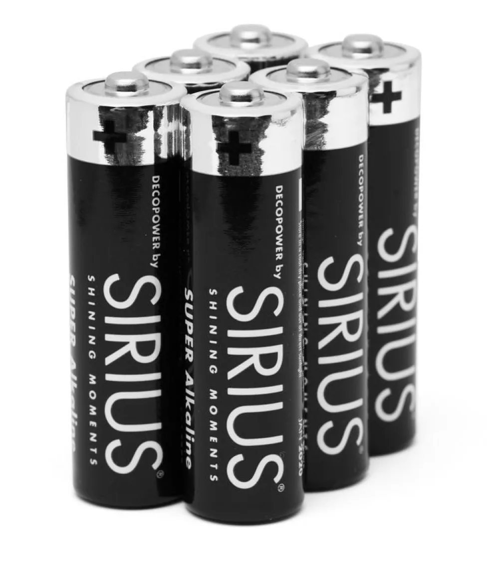 Batterier DecoPower, 6stk