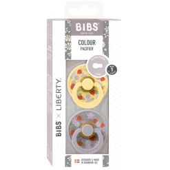BIBS x Liberty Colour Strawberry&Cream Sut Latex 2-pak