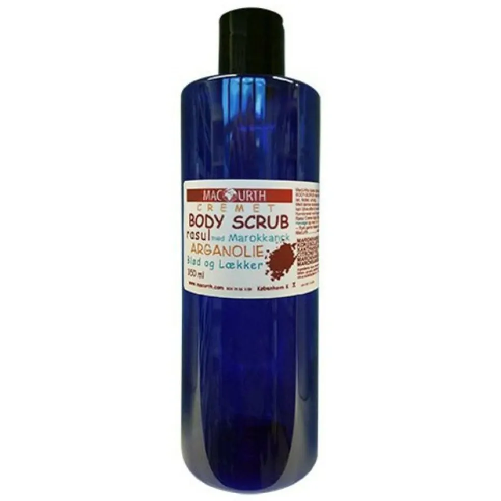 Body Scrub m. argan og appelsinolie