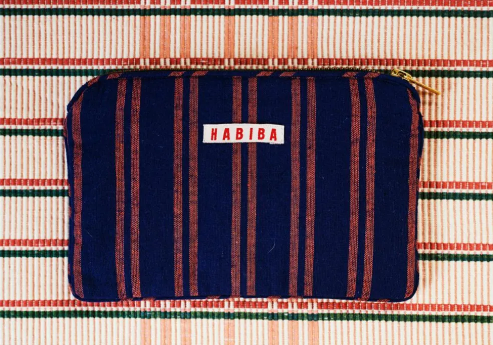 Bolster Stripe Mini Clutch