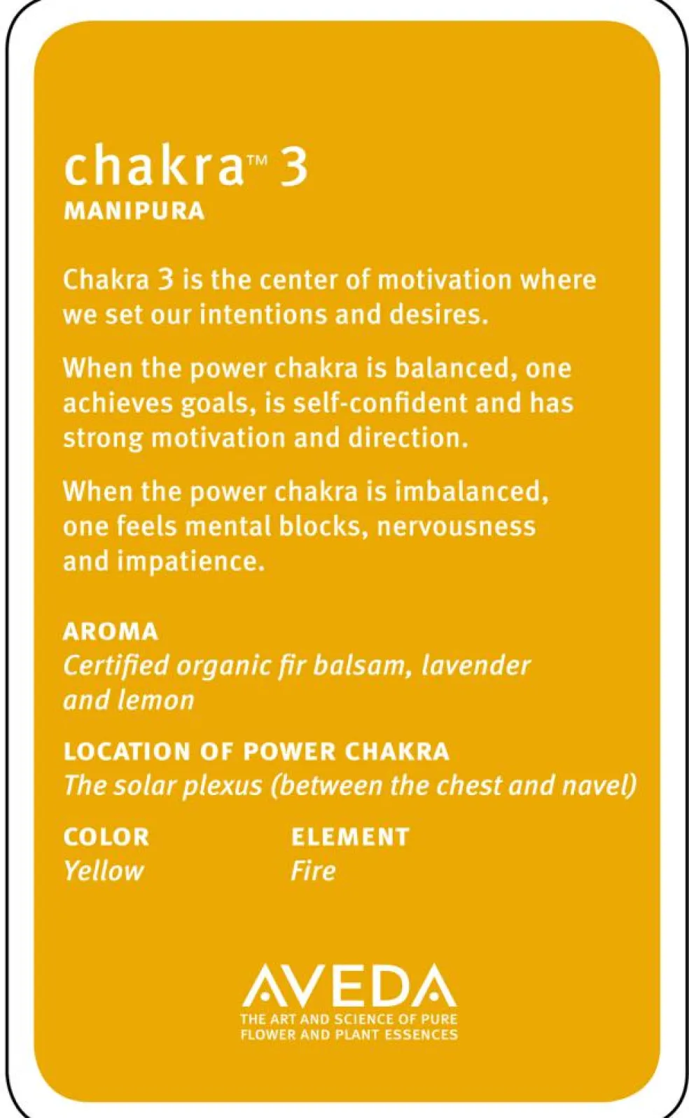 Chakra 3 Balancing Pure-fume Mist