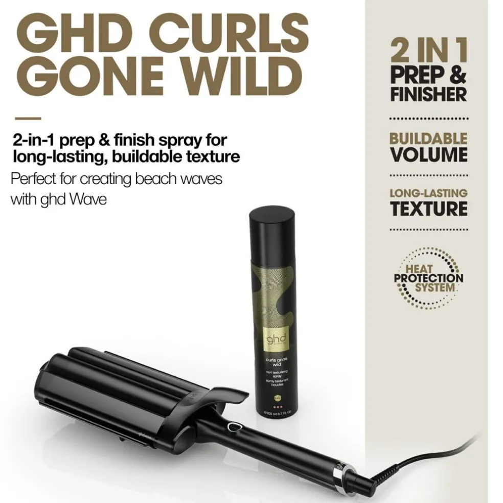Curls Gone Wild Heat Protect Texturing Spray