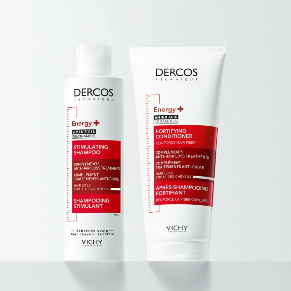 Dercos Energigivende Balsam (Rød) til Fint Hår/Hårtab.
