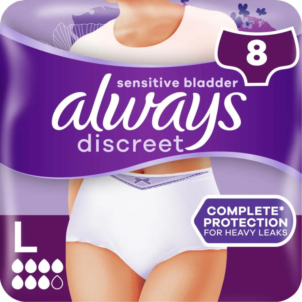 Discreet Inkontinenstrusse Plus Large
