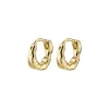 Eddy Genanvendt Organic Shaped Huggie Hoops