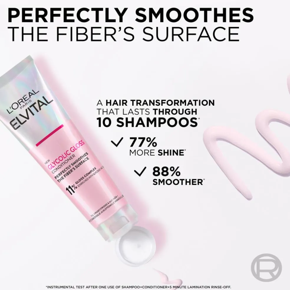Elvital Glycolic Gloss Glansgivende Balsam