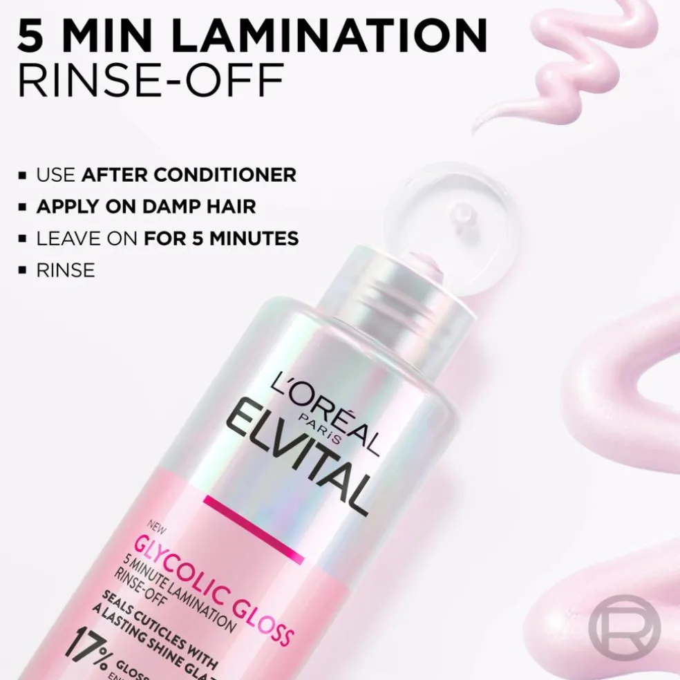 Elvital, Glycolic Gloss, 5-minutters Glansbehandling