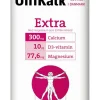 Extra - Kalk 300 mg, Magnesium 77,6 µg og D-vitamin 10 µg
