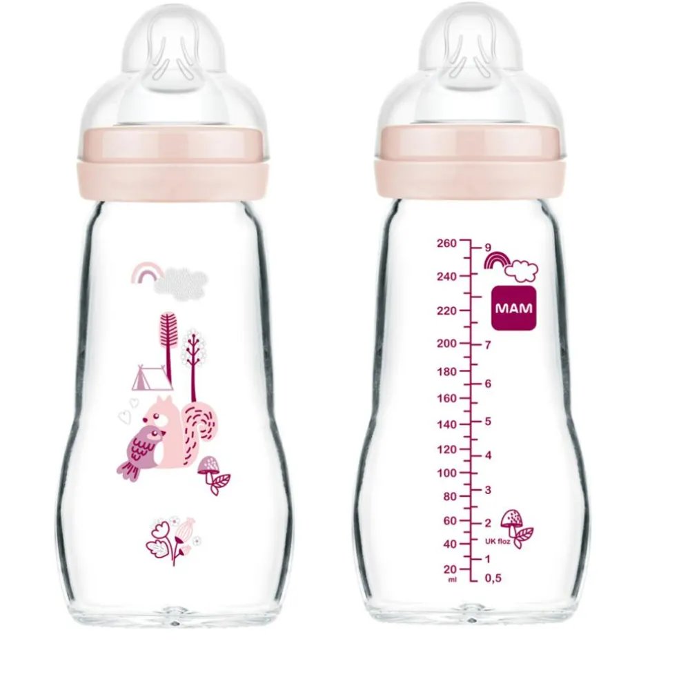 Feel Good Glas Sutteflaske Neutral