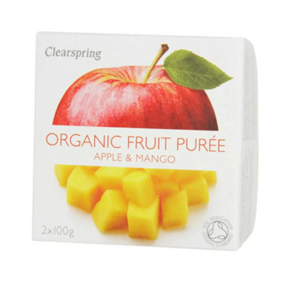 Frugtpuré æble, mango Ø