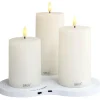 Genopladelige lys & Multicharger ladestation