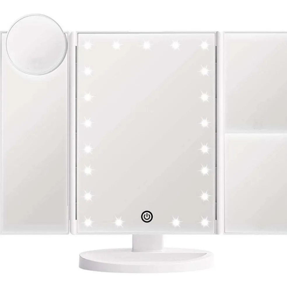 Hollywood Makeup Spejl Trifold Med Lys