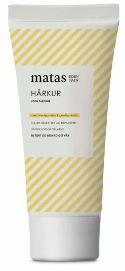 Hårkur til Tørt og Beskadiget Hår Uden Parfume