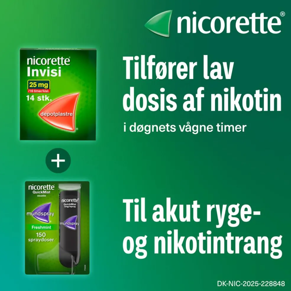 Invisi Depotplastre 25 mg/16 timer