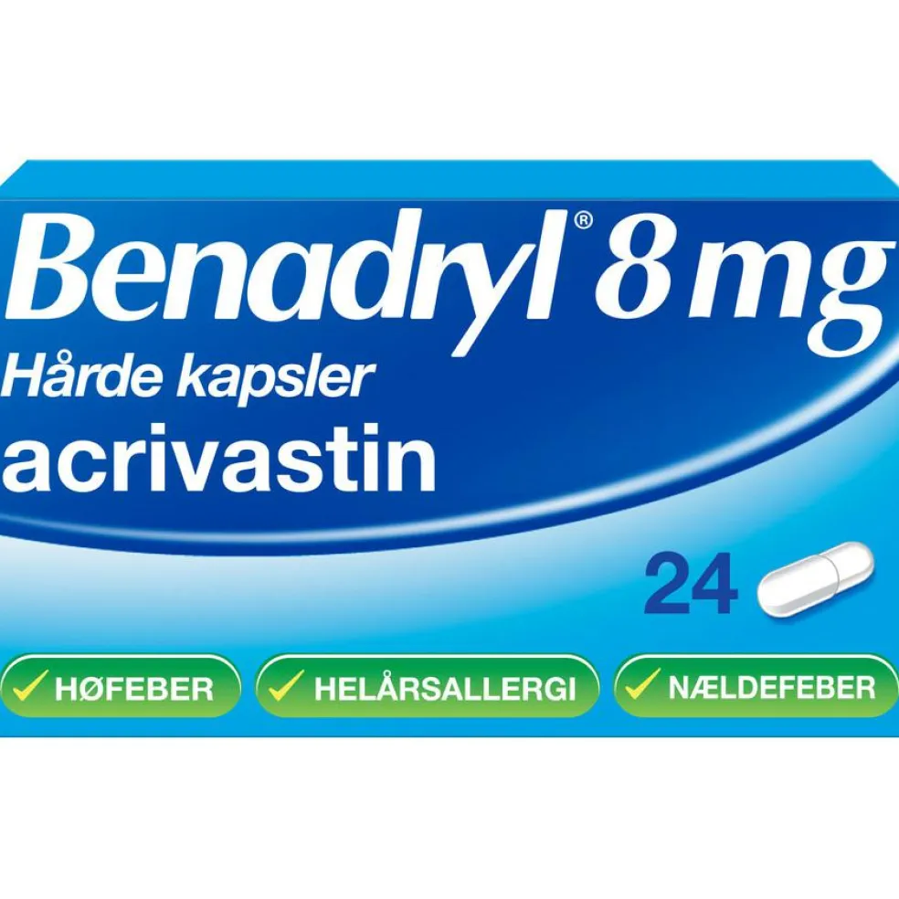 Kapsler 8 mg