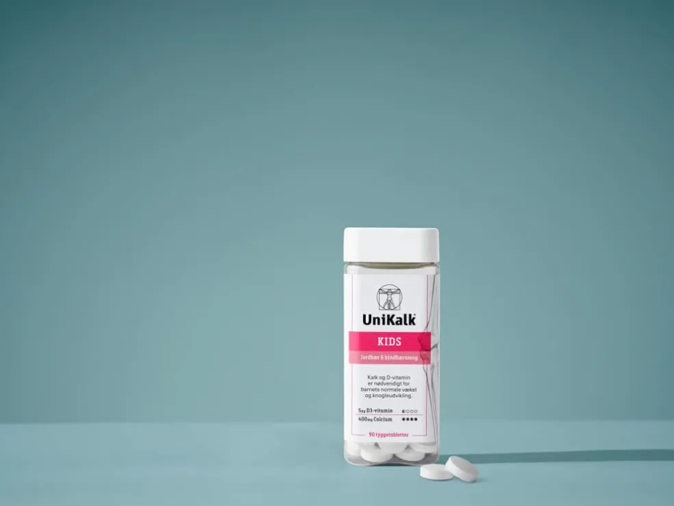 Kids - Kalk 400 mg og D-vitamin 5 µg