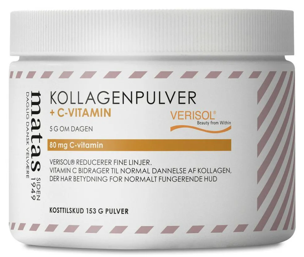 Kollagenpulver + C vitamin 80 mg