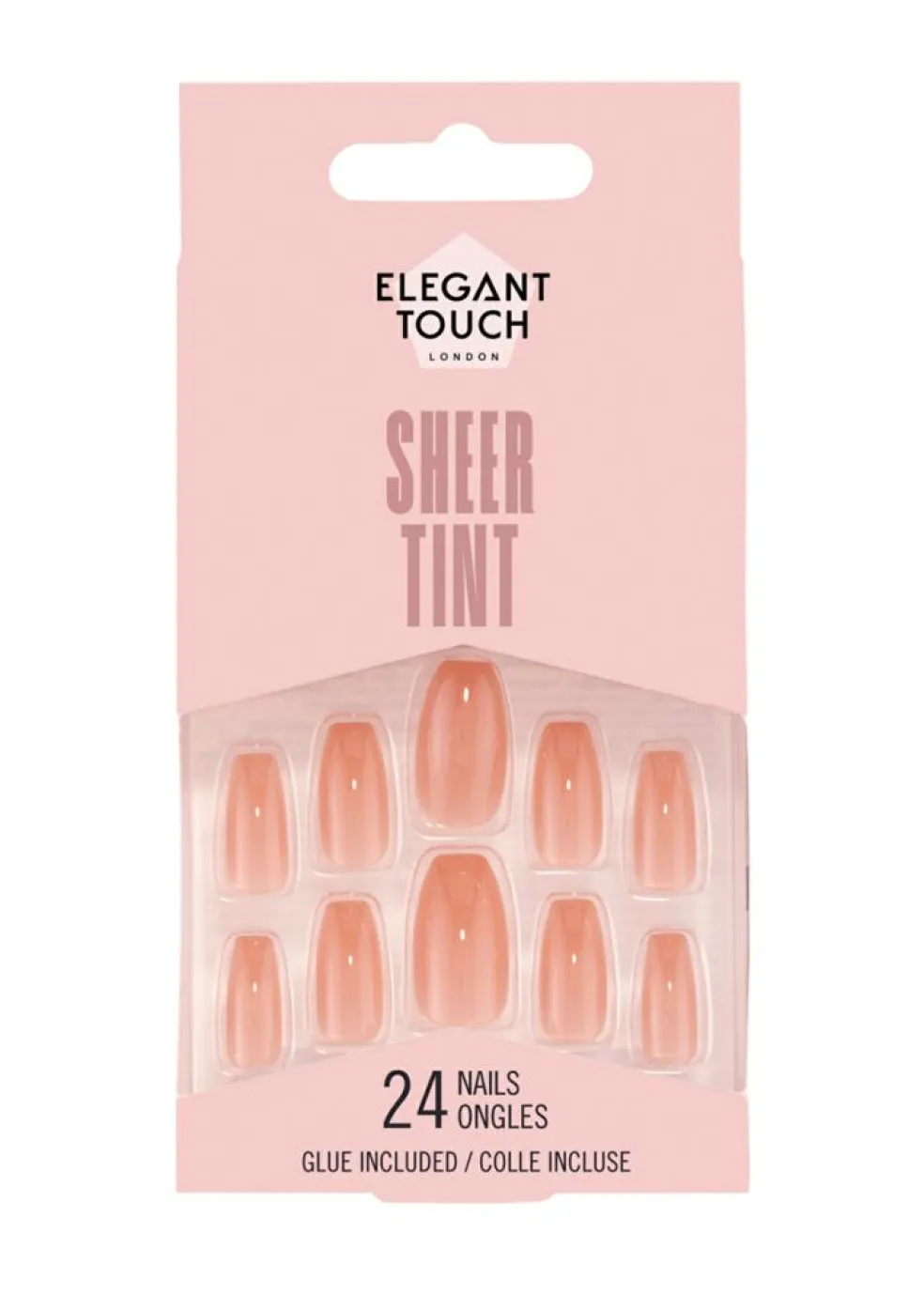 Kunstige Negle Sheer Tint