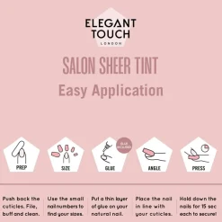 Kunstige Negle Sheer Tint