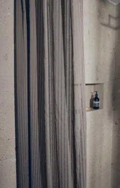 Lines shower curtain