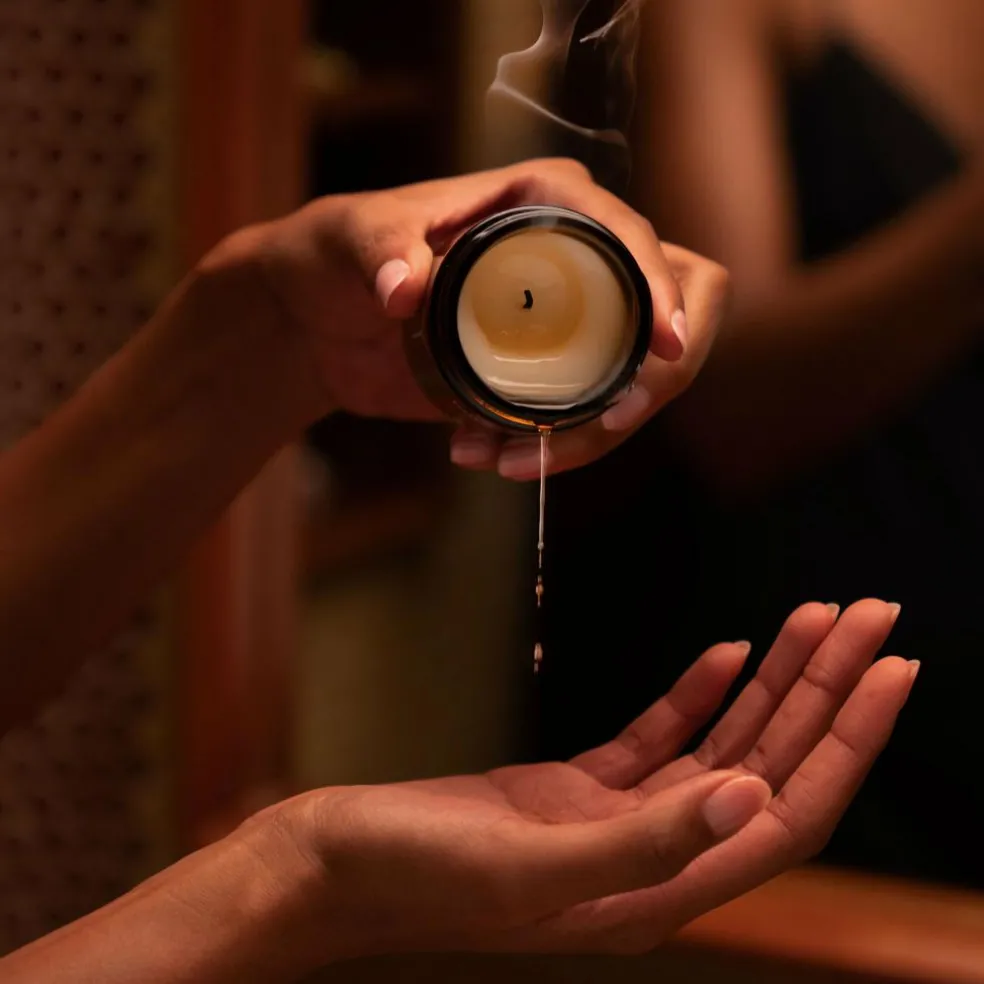 Massagelys Burn