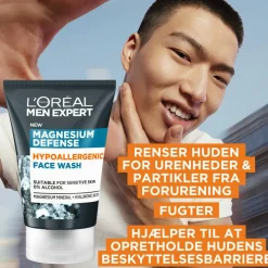 Men Expert Magnesium Defence Hypoallergenic Face Wash