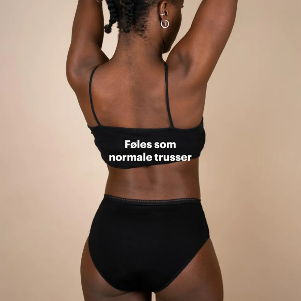 Menstruationstrusser High Waist Moderat/Kraftig