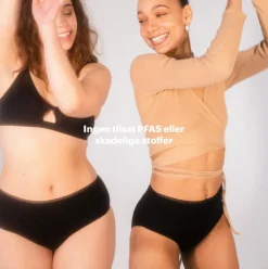 Menstruationstrusser High Waist Moderat/Kraftig