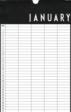 Monthly Planner Papir