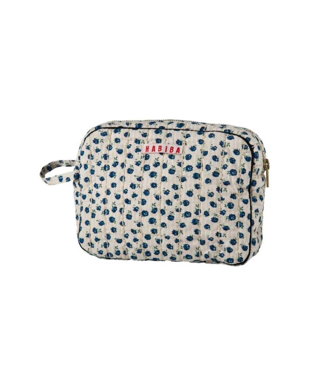 New Dawn Seersucker Makeup Clutch