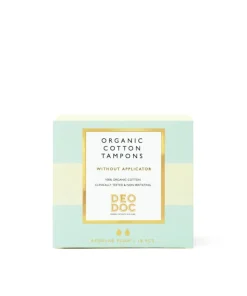Organic Cotton Tampons Without Applicator
