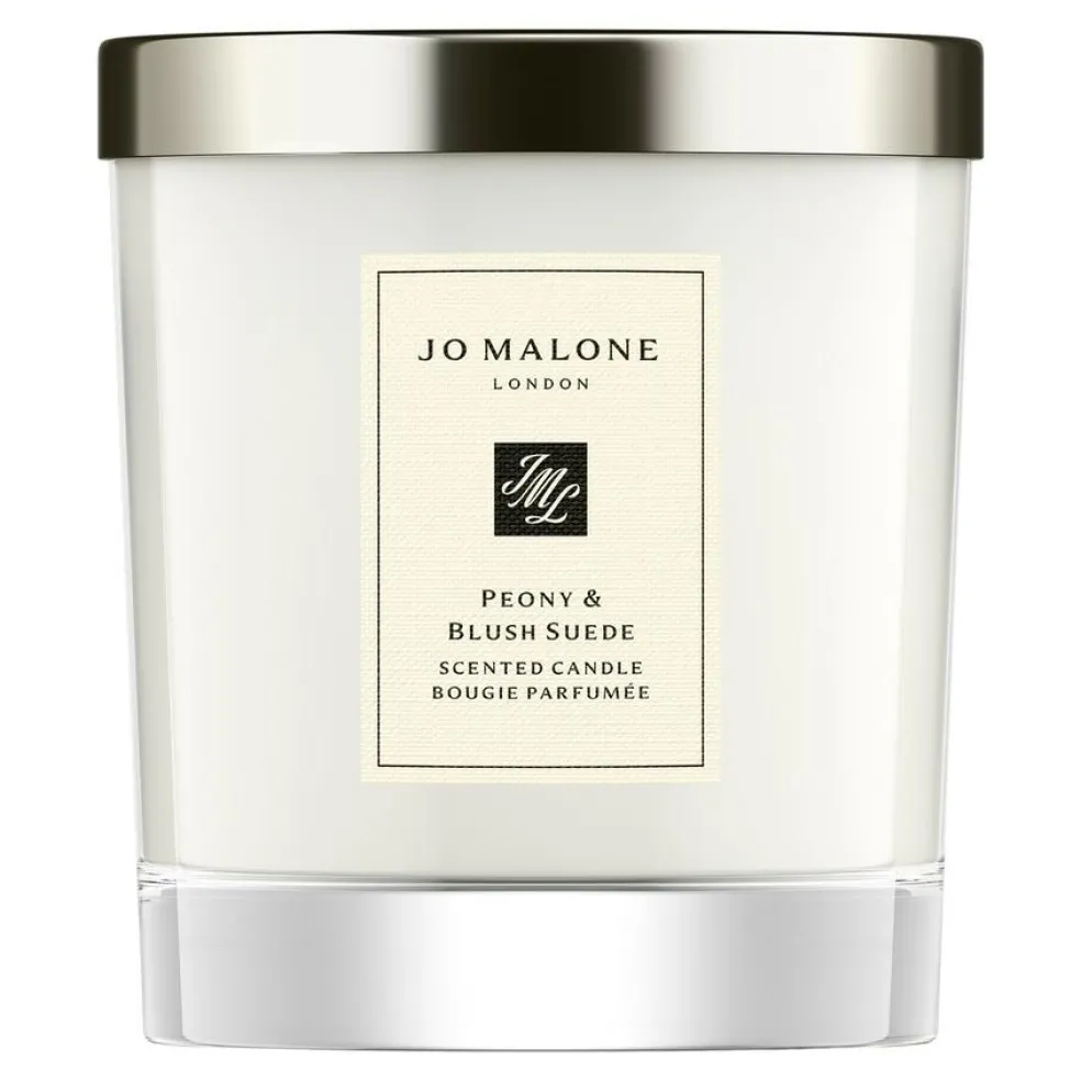 Peony & Blush Suede Scented Classic Candle
