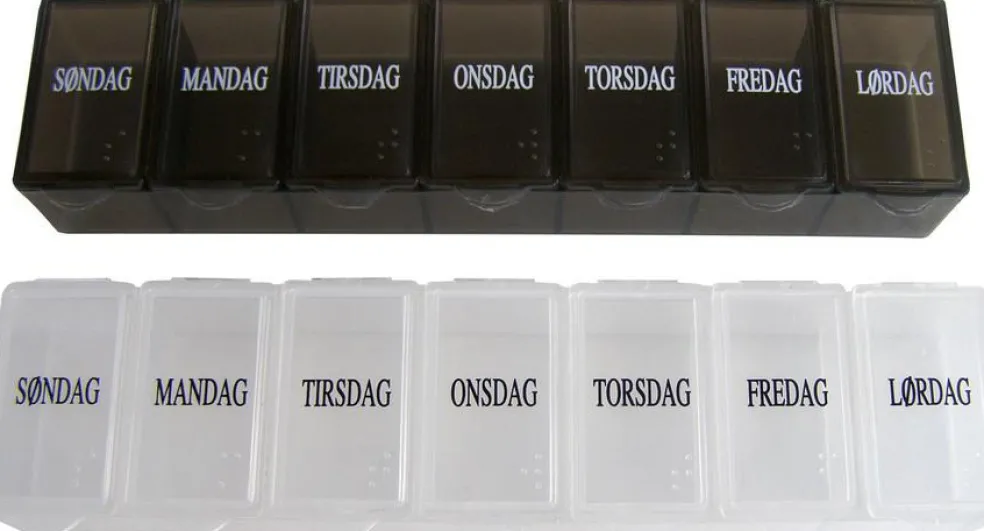 Pilleæske i Plast