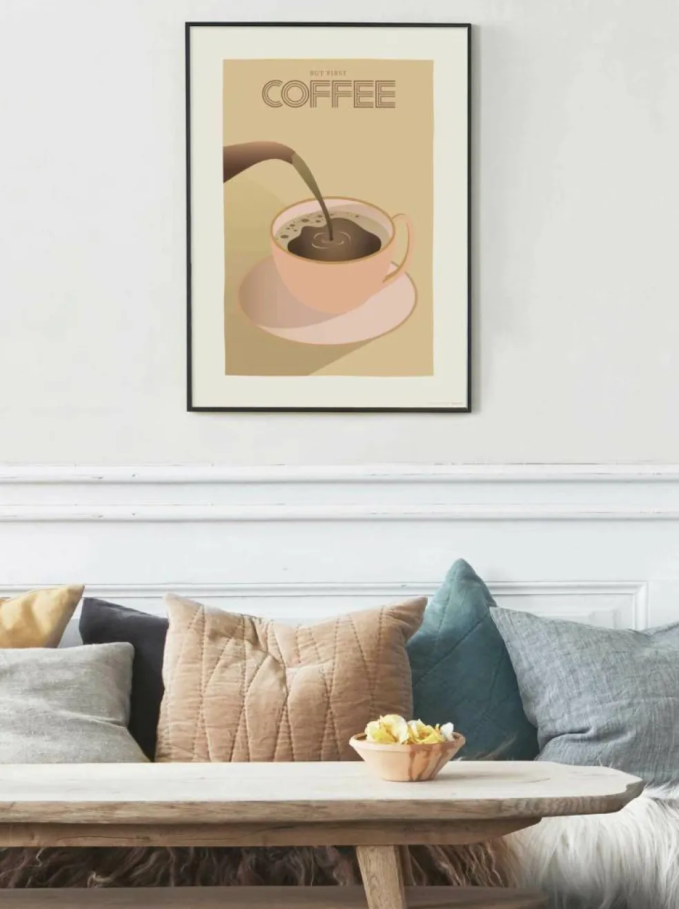 Plakat 'But First Coffee'