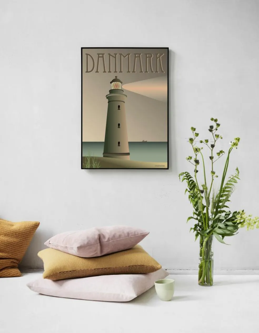 Plakat 'Danmark Fyret'