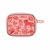 Polly Embroidery Makeup Clutch