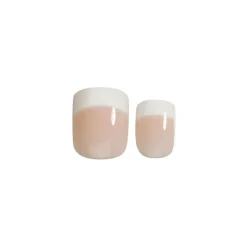 Press & Go French Look Rosa Kunstige Negle