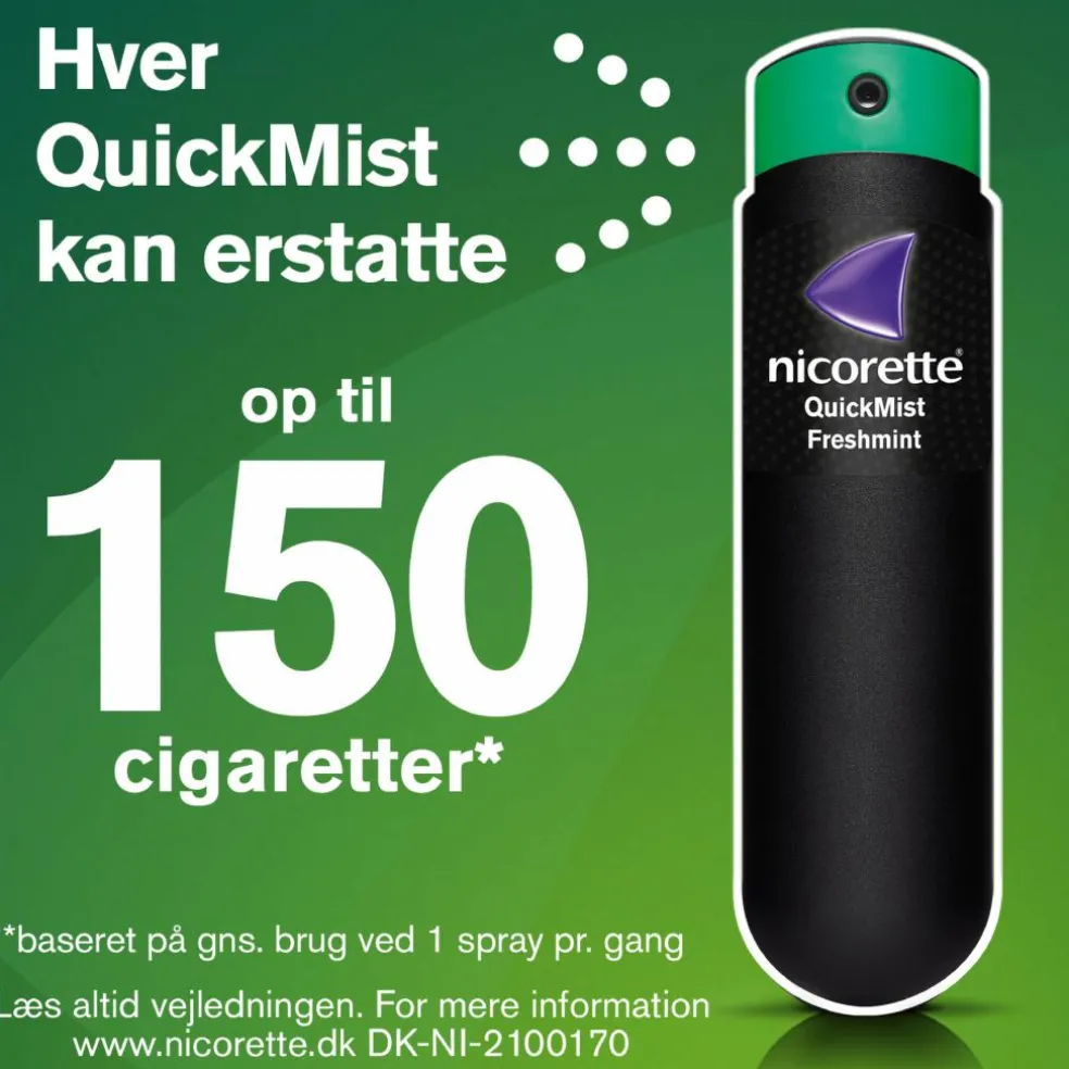QuickMist 1 mg/spray, mundhulespray, opløsning