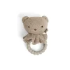 Rattle Bear Face On Silicone Ring