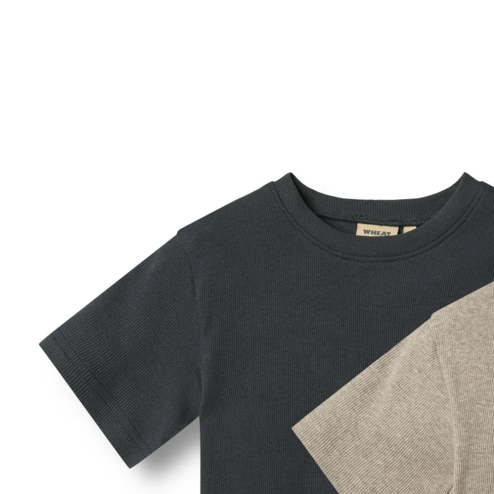 Rib T-Shirt Short Sleeve Fabian 2-pak