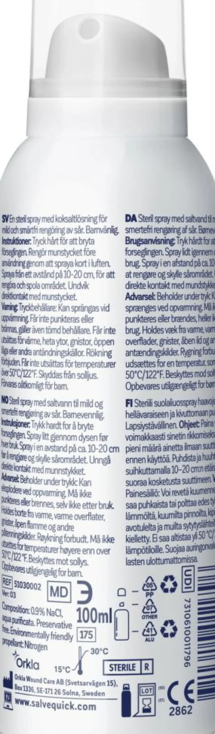 SalveQuick Sårrens Spray