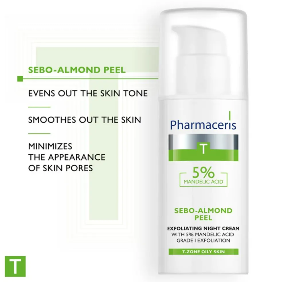 Sebo-Almond Peel 5% Mandelic Acid Exfoliating Night Cream