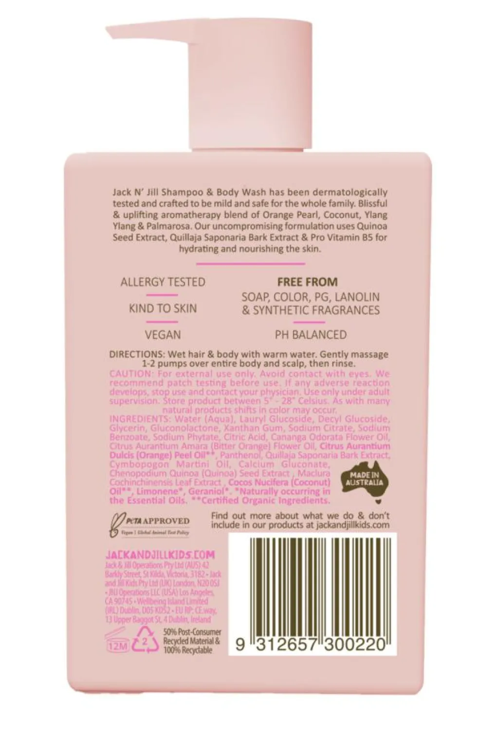 Shampoo & Body Wash
